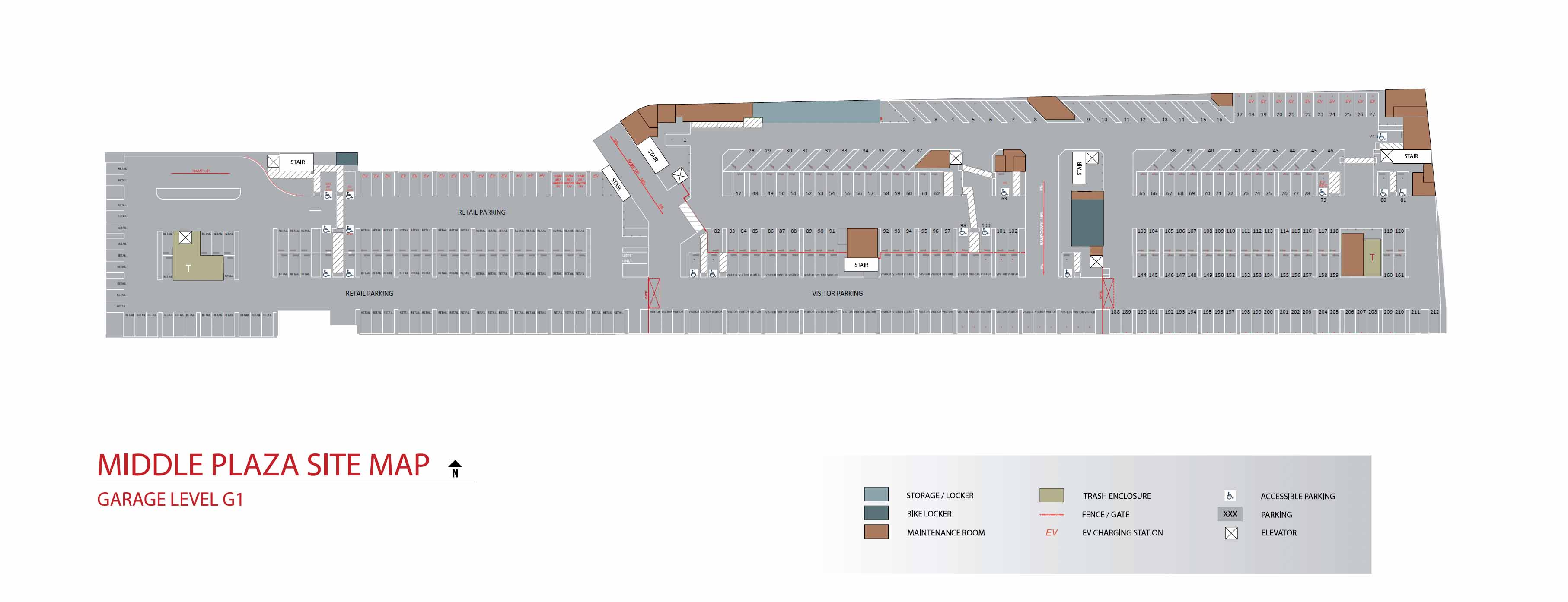 Middle Plaza Garage L1 Site Plan