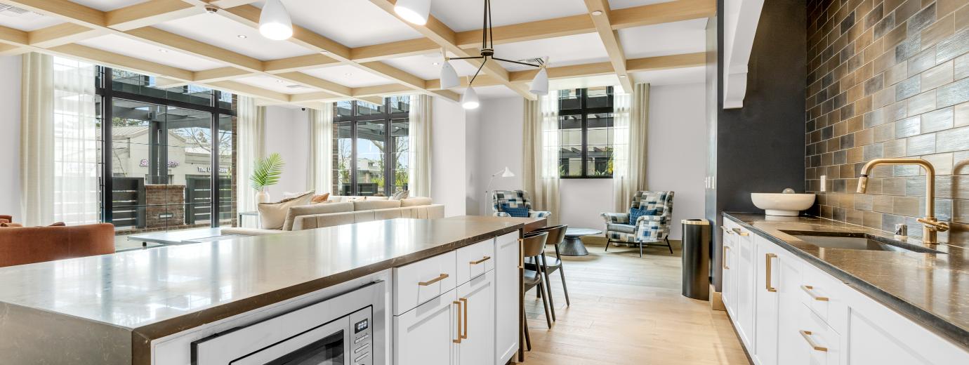 Community Room Interior Kitchen