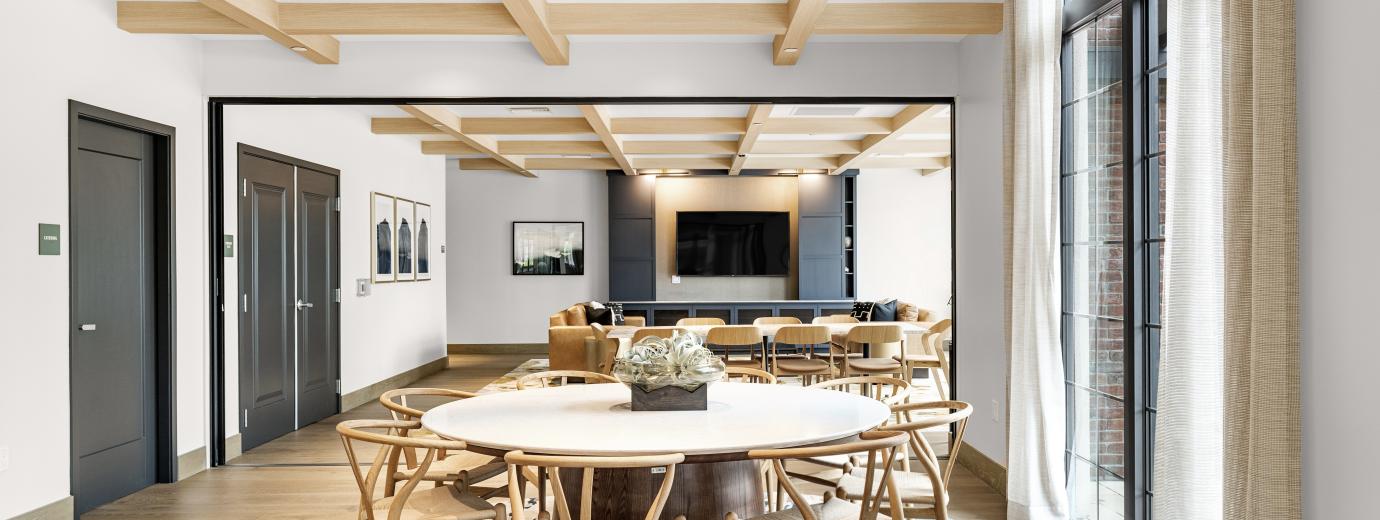 Community Room Interior Tables