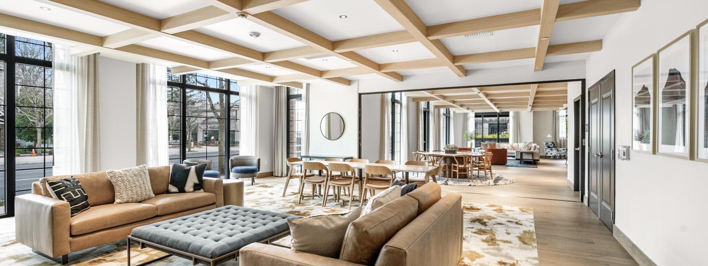 Community Room Couches from TV View