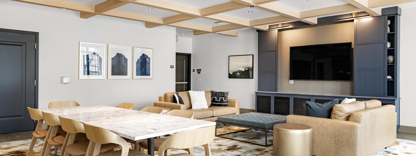 Community Room TV and Furniture