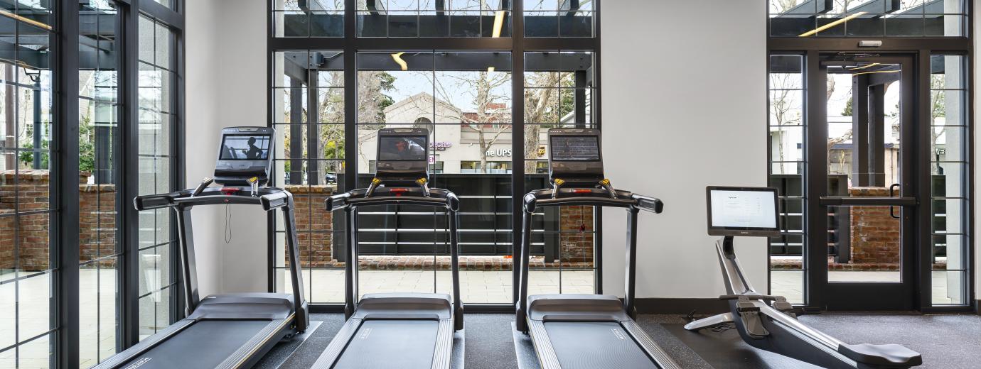 Exercise Room Treadmill