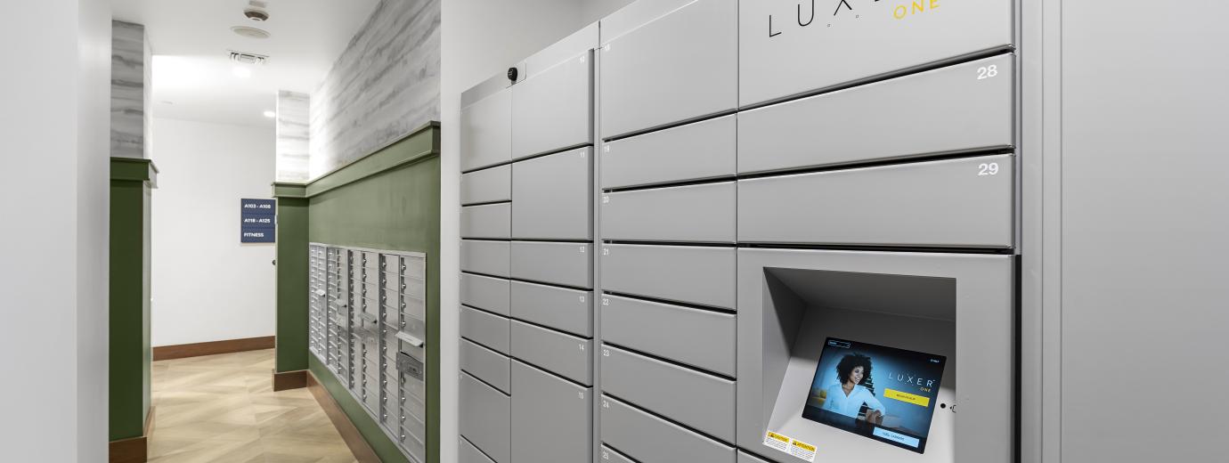Mail Room Luxer Package Lockers